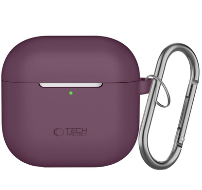 Θήκη Tech-Protect Silicone Hook για Apple AirPods 4 / AirPods 5, Μπορντό