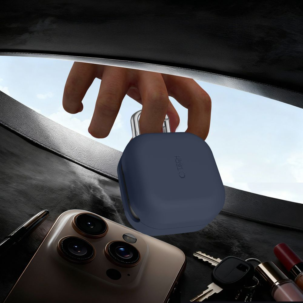 Θήκη Tech-Protect Silicone Hook για Samsung Galaxy Buds4 / Buds4 Pro, Ροζ