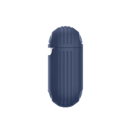 Θήκη Techsuit Carbon για Apple AirPods Gen 2 / Gen 1, Μπλε σκούρο