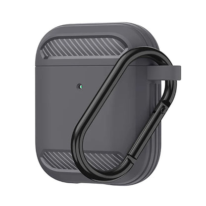 Θήκη Techsuit Carbon για Apple AirPods Gen 2 / Gen 1, Γκρι