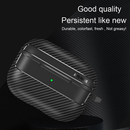 Θήκη Techsuit CarbonFiber για Apple AirPods Pro 3, Μαύρη