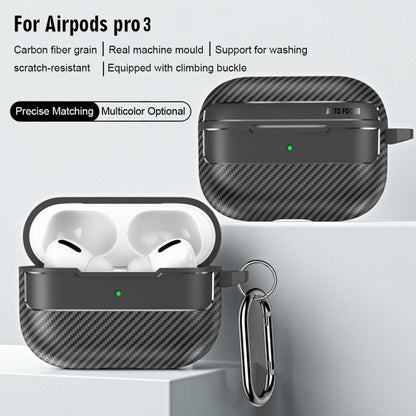 Θήκη Techsuit CarbonFiber για Apple AirPods Pro 3, Μαύρη