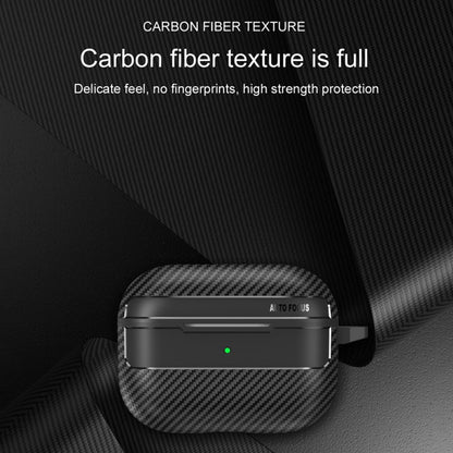 Θήκη Techsuit CarbonFiber για Apple AirPods Pro 3, Μαύρη