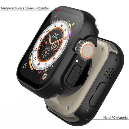 Θήκη Techsuit Defense360 Pro για Apple Watch Ultra Series, Μαύρη