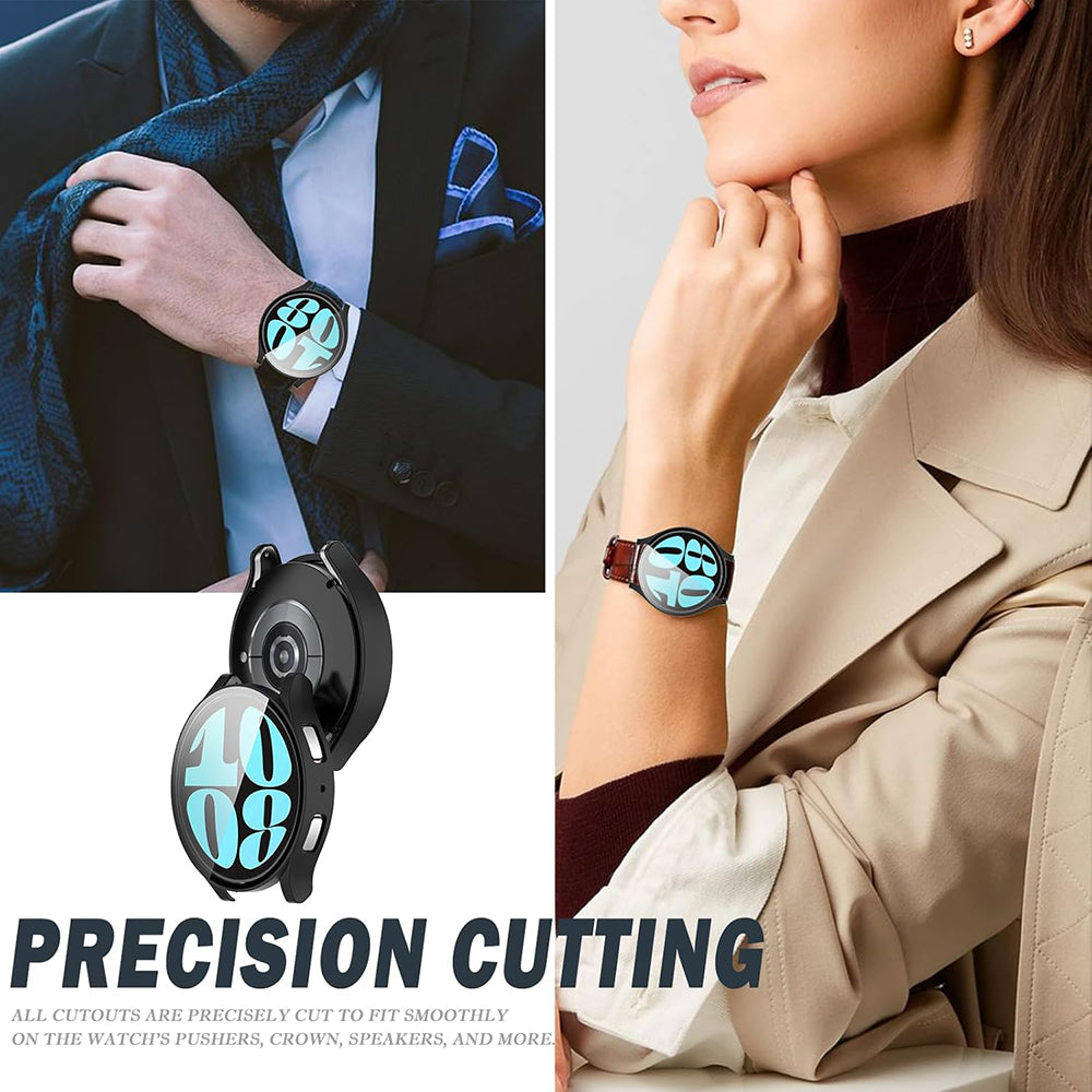 Θήκη Techsuit Defense360 Pro για Samsung Galaxy Watch6 40mm, Μαύρη