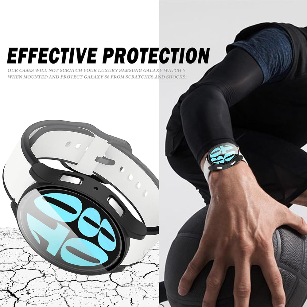 Θήκη Techsuit Defense360 Pro για Samsung Galaxy Watch6 44mm, Διαφανής