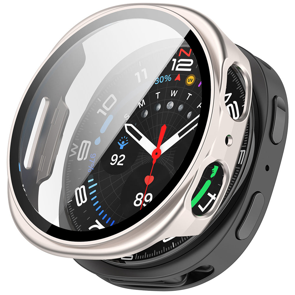 Θήκη Techsuit Defense360 Pro για Samsung Galaxy Watch9 / Watch8 40mm, Ασημί Περλέ
