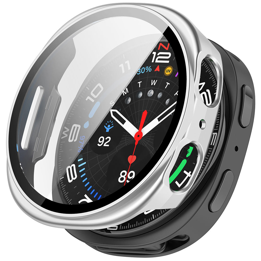 Θήκη Techsuit Defense360 Pro για Samsung Galaxy Watch9 / Watch8 44mm, Ασημί
