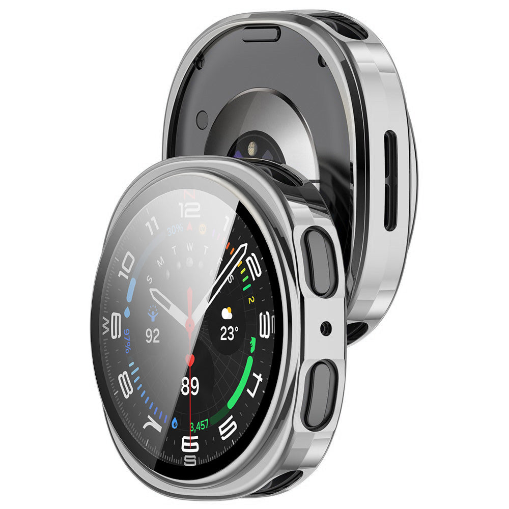 Θήκη Techsuit Defense360 Pro για Samsung Galaxy Watch9 / Watch8 44mm, Ασημί
