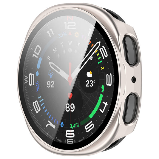 Θήκη Techsuit Defense360 Pro για Samsung Galaxy Watch8 44mm, Ασημί Περλέ