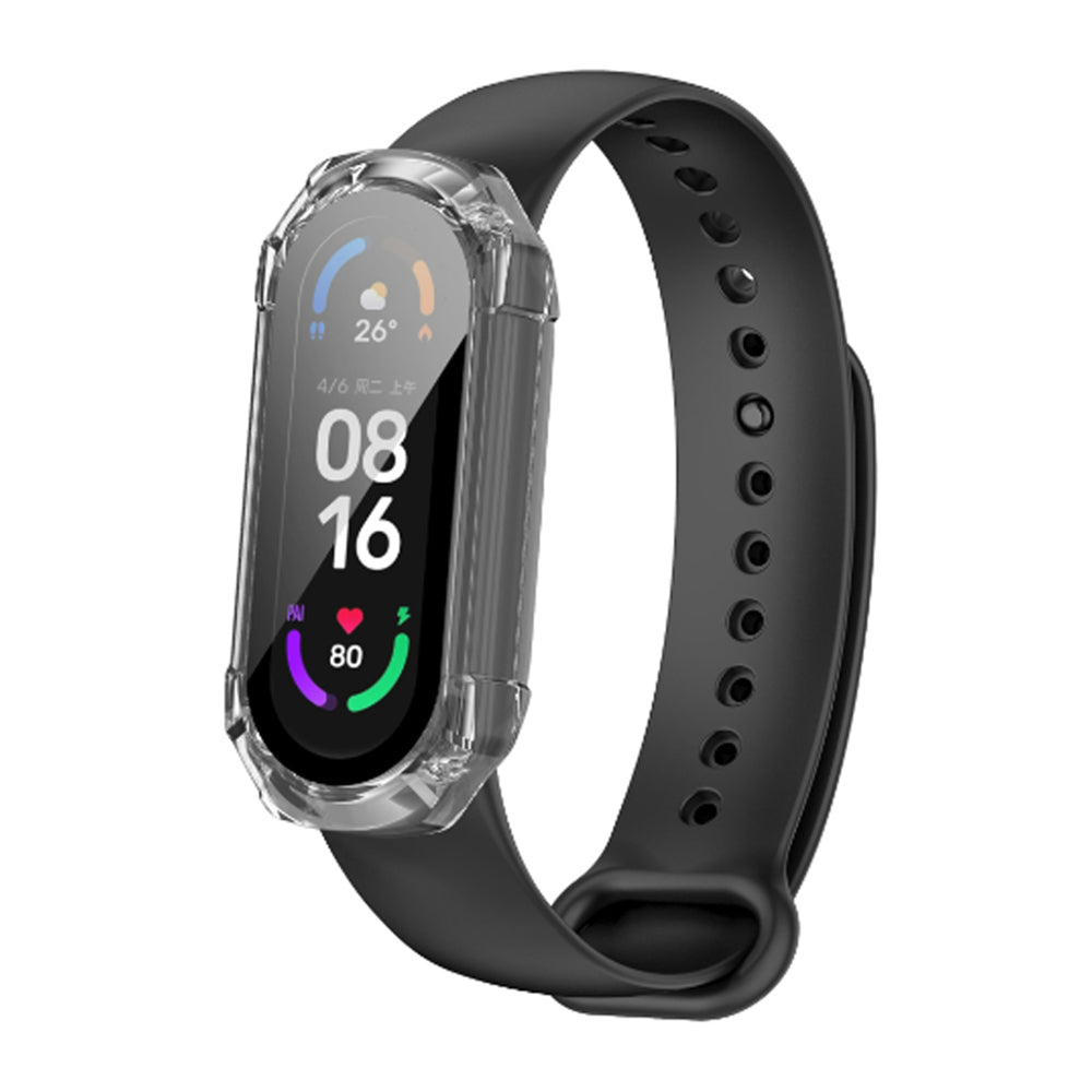 Θήκη Techsuit Defense360 Pro για Xiaomi Smart Band 6 / Band 5 / Band 4, Διαφανής