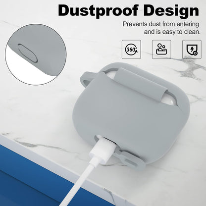 Θήκη Techsuit Silicone για Apple AirPods 3, Γκρι