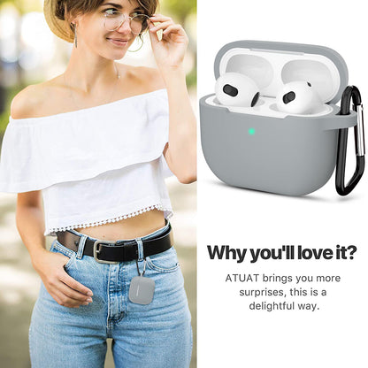 Θήκη Techsuit Silicone για Apple AirPods 3, Γκρι