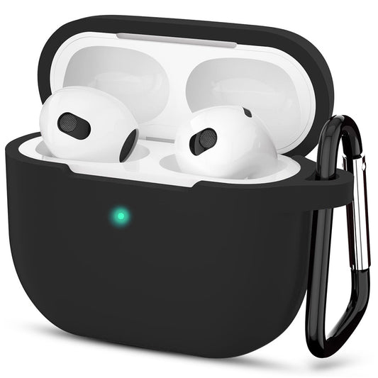 Θήκη Techsuit Silicone για Apple AirPods 3, Μαύρη
