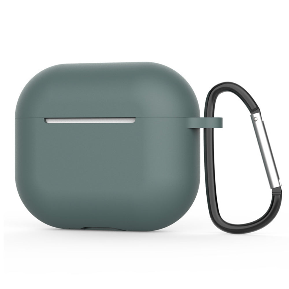 Θήκη Techsuit Silicone για Apple AirPods 4, Σκούρο Πράσινο