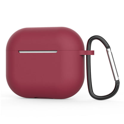 Θήκη Techsuit Silicone για Apple AirPods 4, Βυσσινί