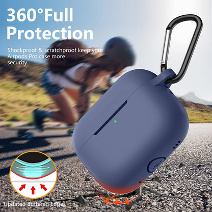 Θήκη Techsuit Silicone για Apple AirPods Pro Series, Μπλε σκούρο