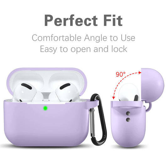 Θήκη Techsuit Silicone για Apple AirPods Pro Series, Μωβ