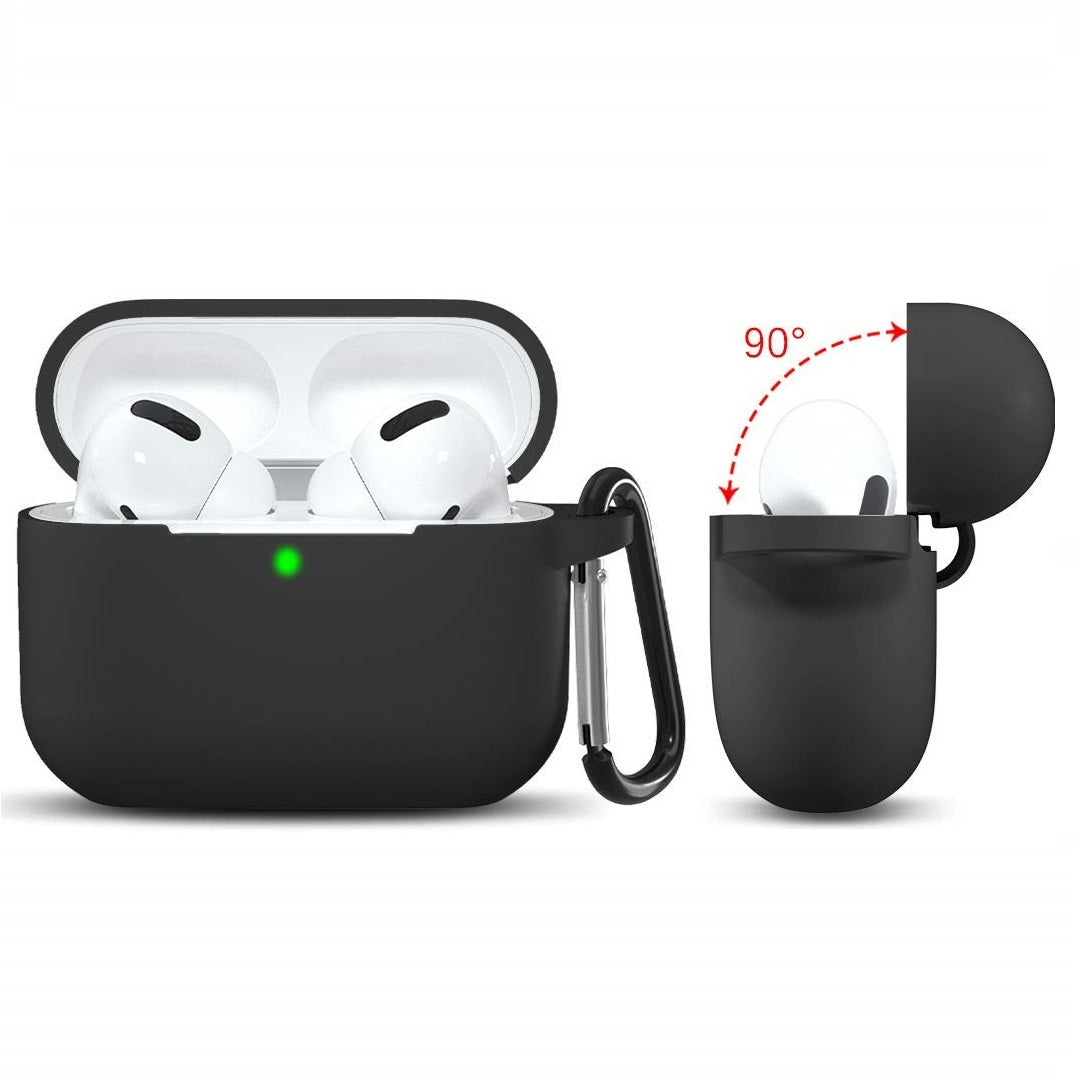 Θήκη Techsuit Silicone για Apple AirPods Pro Series, Μαύρη