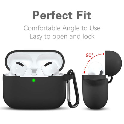 Θήκη Techsuit Silicone για Apple AirPods Pro Series, Μαύρη