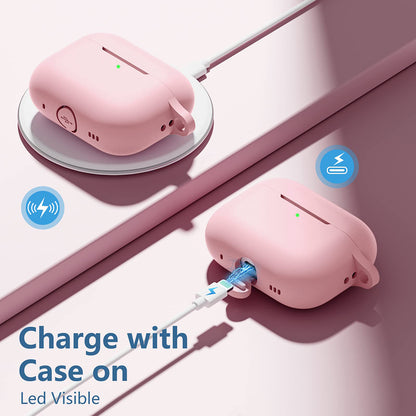 Θήκη Techsuit Silicone για Apple AirPods Pro Series, Ροζ