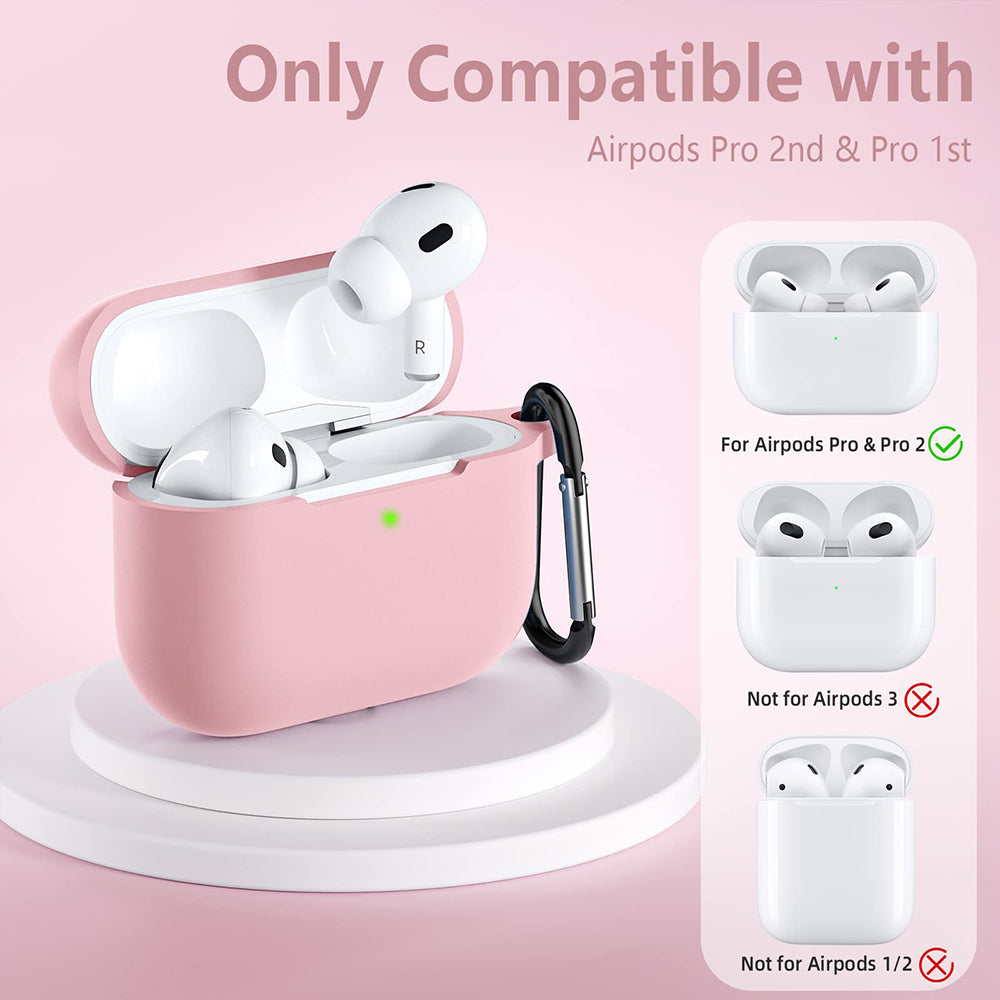 Θήκη Techsuit Silicone για Apple AirPods Pro Series, Ροζ