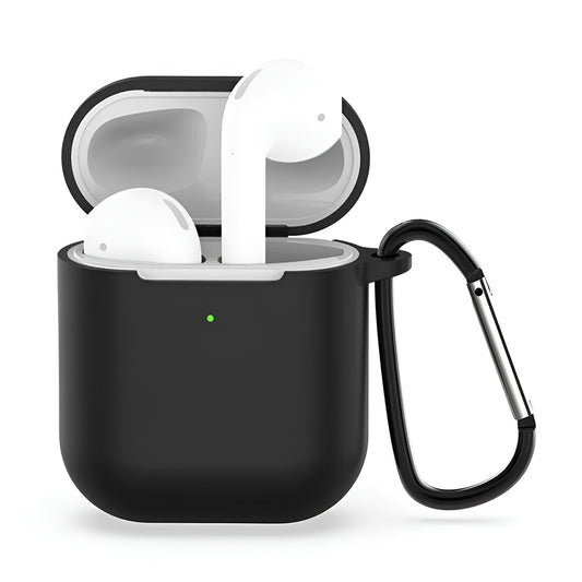 Θήκη Techsuit Silicone για Apple AirPods Gen 1 / Gen 2, Μαύρη
