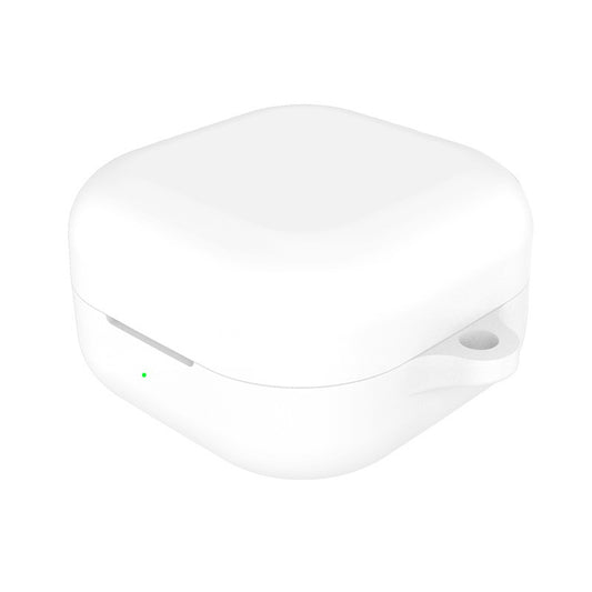 Θήκη Techsuit Silicone για Samsung Galaxy Buds4 / Buds4 Pro, Λευκή
