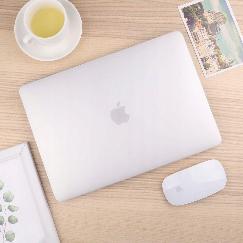 Θήκη Techsuit UltraShell για Apple MacBook Air M3 15 ίντσες (2024) / Air M2 15 ίντσες (2023), Ματ Διαφανής