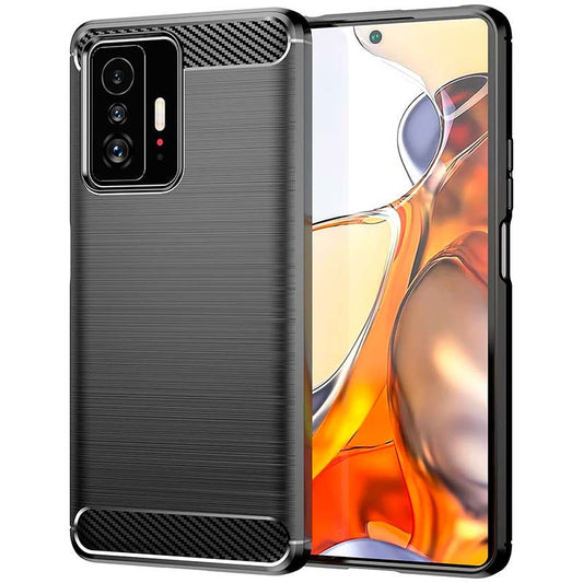 Θήκη για Xiaomi 11T / 11T Pro, Άνθρακας, Μαύρο