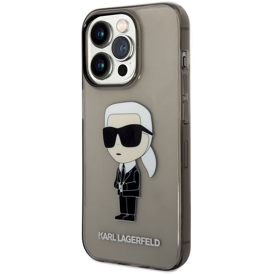 Θήκη για Apple iPhone 14 Pro Max, Karl Lagerfeld, IML Ikonik NFT, Μαύρη