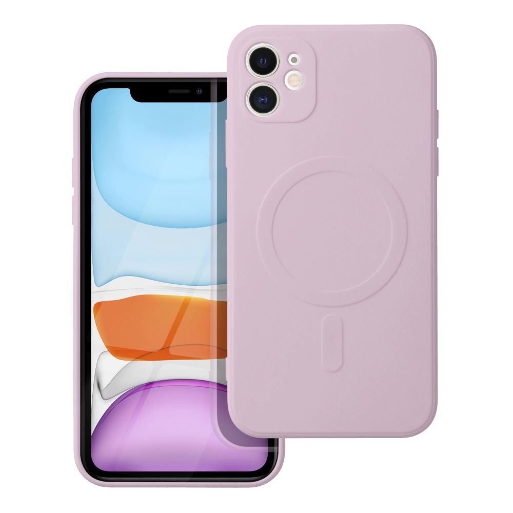 Θήκη MagSafe για Apple iPhone 11, OEM, Silicone Mag, Ροζ