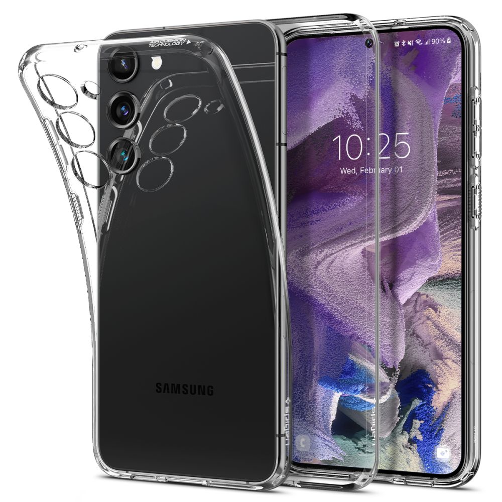 Θήκη για Samsung Galaxy S23 S911, Spigen, υγρό κρύσταλλο, διαφανής ACS05708