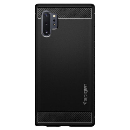 Θήκη για Samsung Galaxy Note 10+ 5G N976 / Note 10+ N975, Spigen, Rugged Armour, Μαύρο 627CS27331