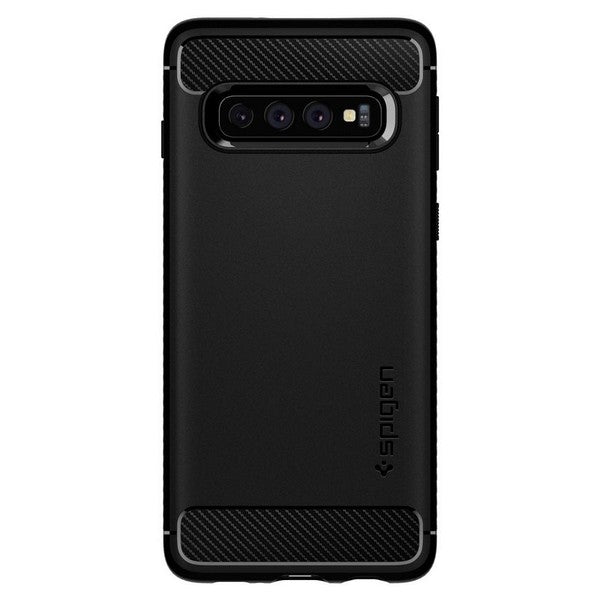 Θήκη για Samsung Galaxy S10 G973, Spigen, Rugged Armour, Μαύρο 605CS25800