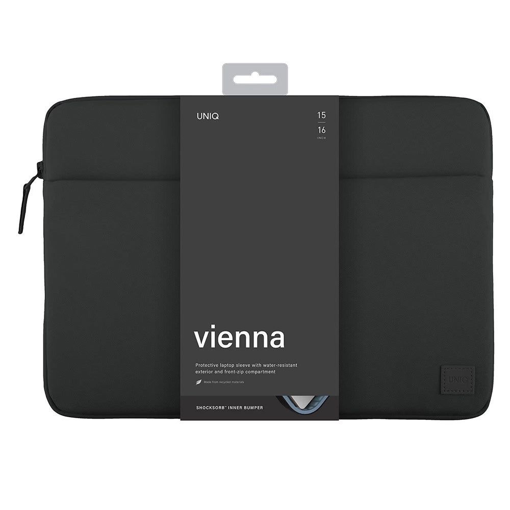 Θήκη UNIQ Vienna για Laptop έως 16 ίντσες, Μαύρη