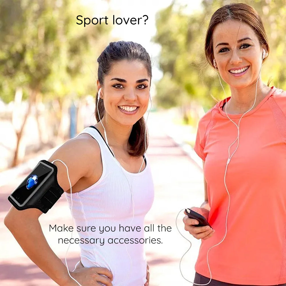 Θήκη Universal για Τηλέφωνο max. 6.8 ίντσες, Techsuit, Sports TH20, Ροζ