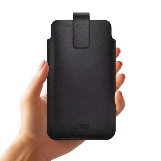 Θήκη Παγκόσμια για Τηλέφωνο, Tech-Protect, SM65, Μαύρο Κόκκινο