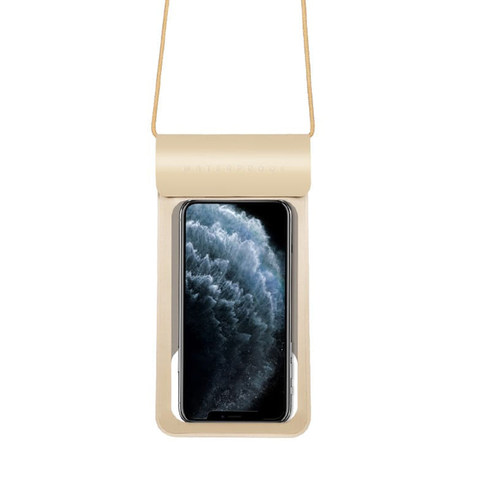 Θήκη Universal Waterproof για Τηλέφωνο max. 6.8inch, Techsuit, TWC1, Χρυσή