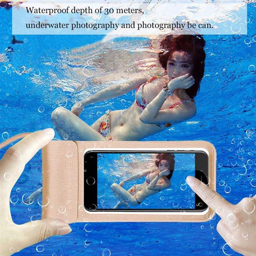 Θήκη Universal Waterproof για Τηλέφωνο max. 6.8 ίντσες, Techsuit, TWC1, Τυρκουάζ