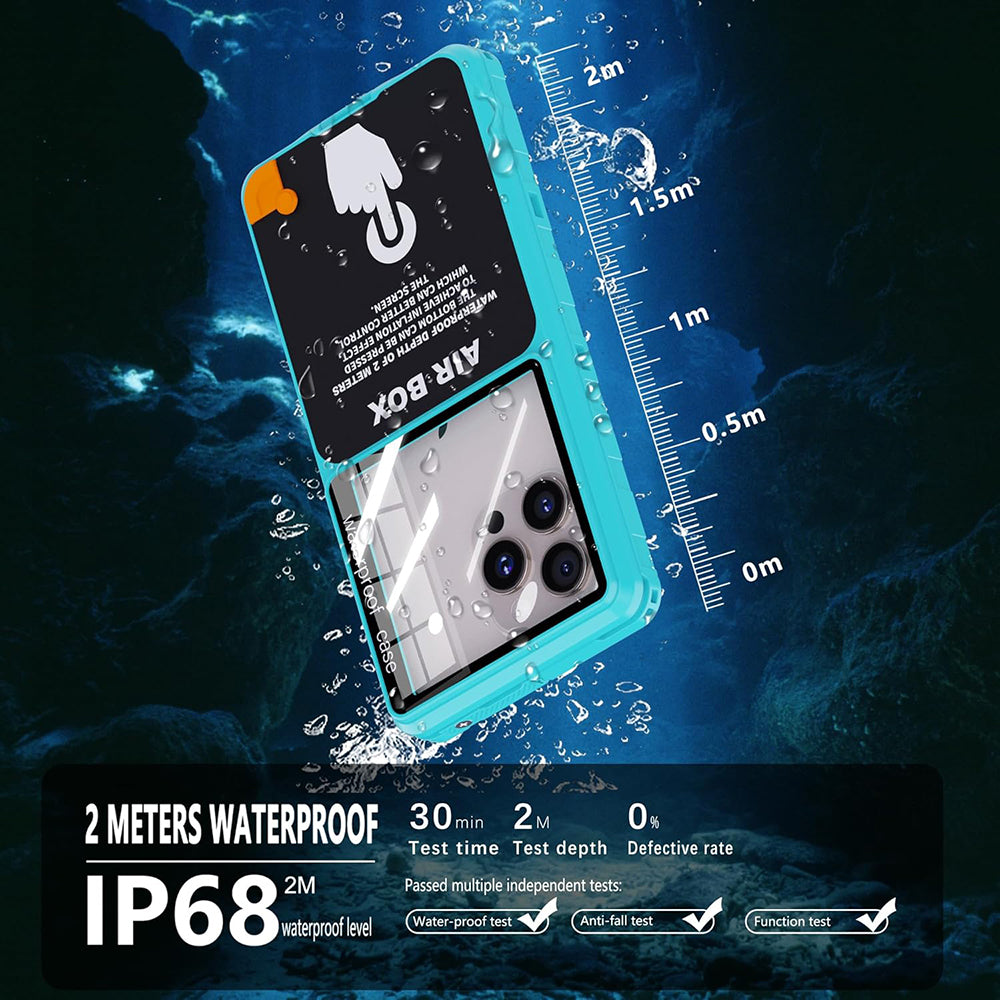 Θήκη Universal Waterproof για Τηλέφωνο max. 6.9inch, ShellBox, AirBox, Μπλε