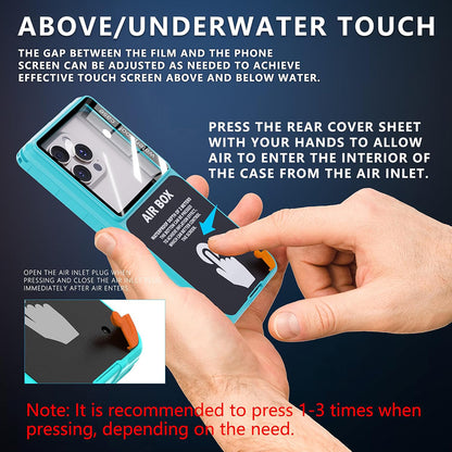 Θήκη Universal Waterproof για Τηλέφωνο max. 6.9inch, ShellBox, AirBox, Μπλε