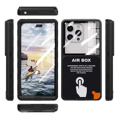 Universal Waterproof Case for Phone max. 6.9inch, ShellBox, AirBox, Black
