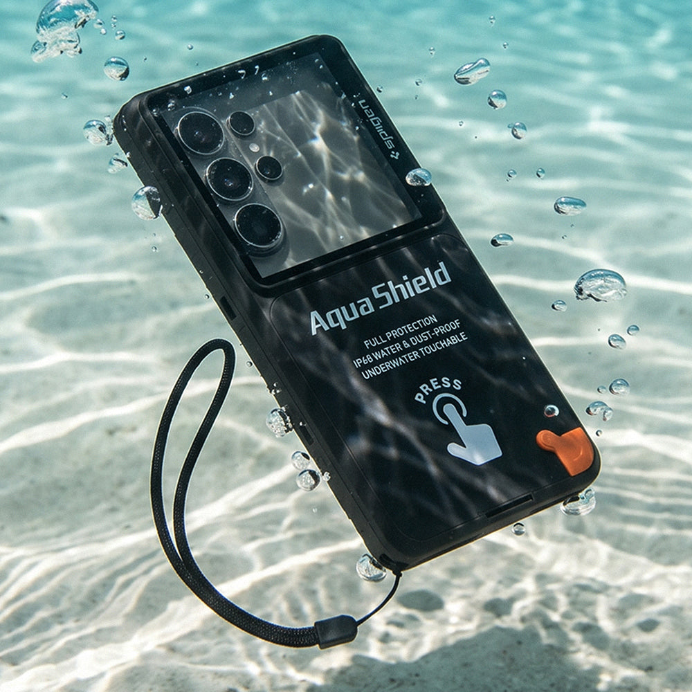 Θήκη Universal Waterproof Spigen, Aqua Shield A604, Μαύρη ACS11675