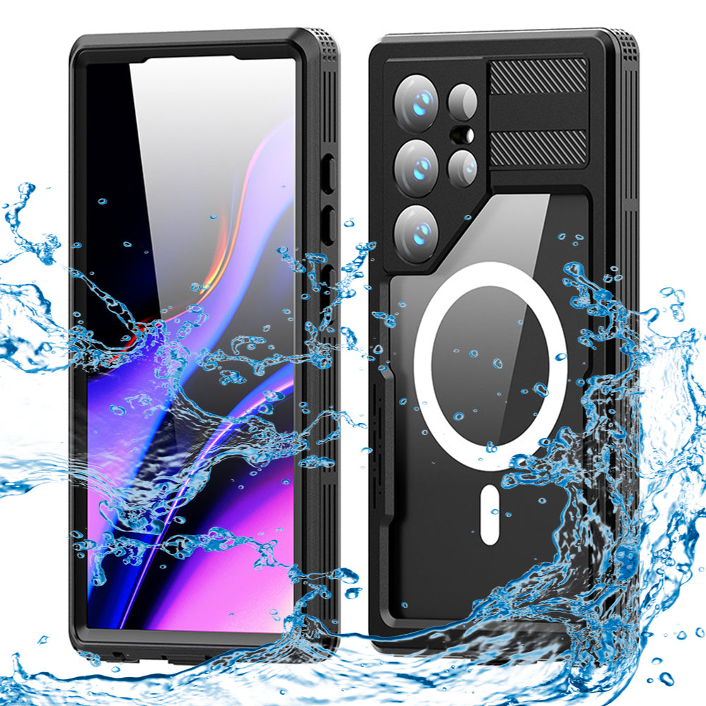Θήκη Waterproof για Samsung Galaxy S24 Ultra S928, ShellBox, Μαύρο