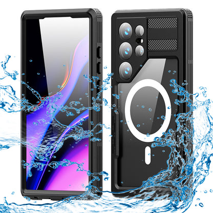 Θήκη Waterproof για Samsung Galaxy S24 Ultra S928, ShellBox, Μαύρο