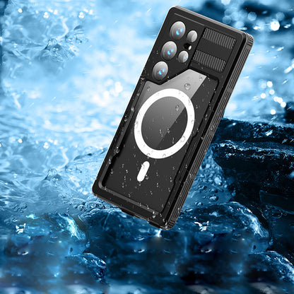 Θήκη Waterproof για Samsung Galaxy S24 Ultra S928, ShellBox, Μαύρο