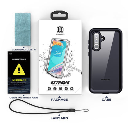 Waterproof Case for Samsung Galaxy S25 S931, ShellBox, Black