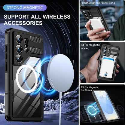 Θήκη Waterproof για Samsung Galaxy S26 Ultra, ShellBox, Μαύρη