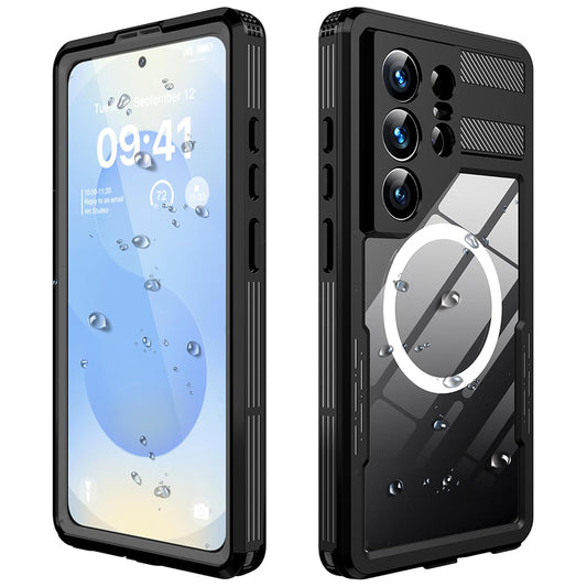 Θήκη Waterproof για Samsung Galaxy S26 Ultra, ShellBox, Μαύρη